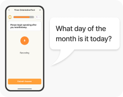 Speech-to-text recording interface